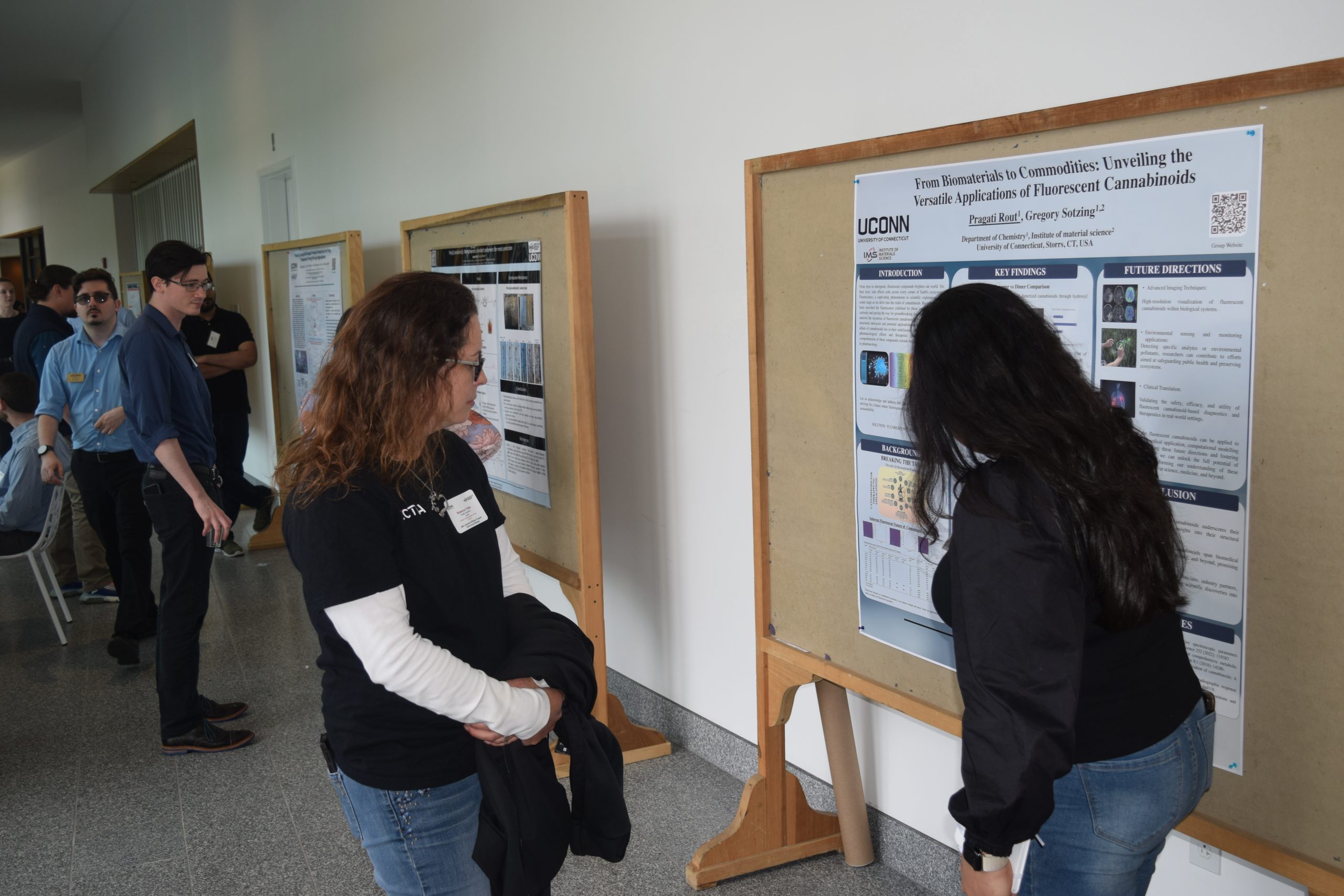 Polymer Program and MSE students at 2024 Joint Poster Session